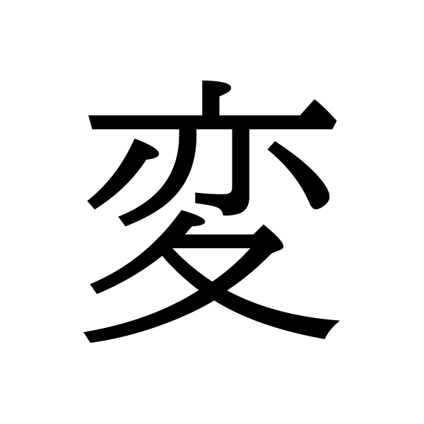 2018今年の漢字：変