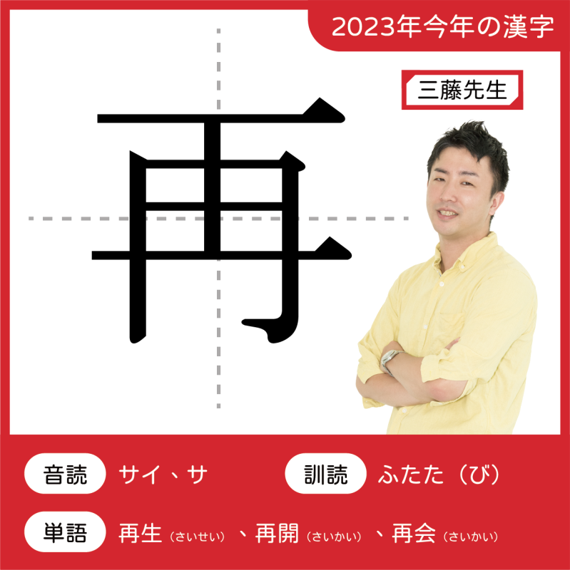 2023今年の漢字：再
