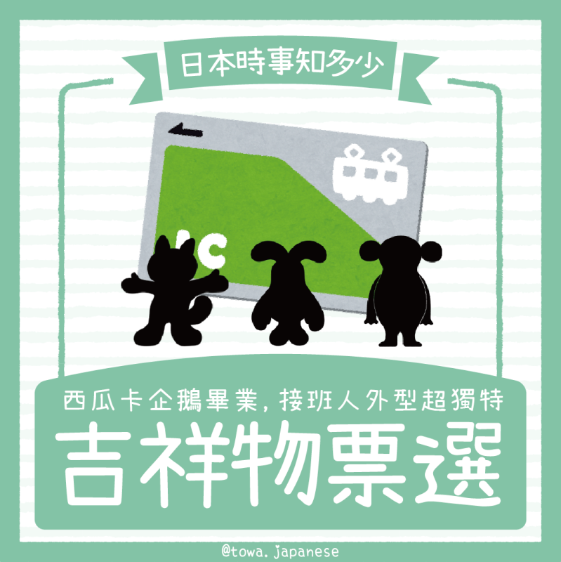 【時事】西瓜卡企鵝畢業🐧但接班人外型...「吉祥物票選」